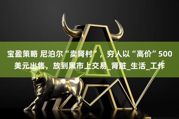 宝盈策略 尼泊尔“卖肾村”,穷人以“高价”500美元出售,放到黑市上交易_肾脏_生活_工作